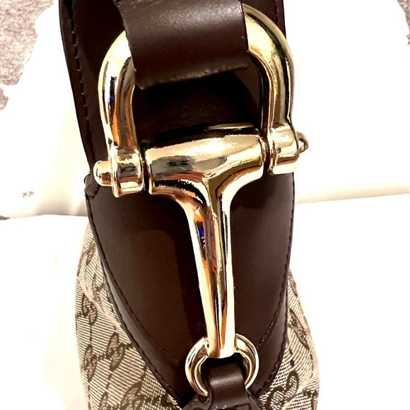 Gucci GG Creole HoBo in canvas and leather trim - Picture 4 of 14